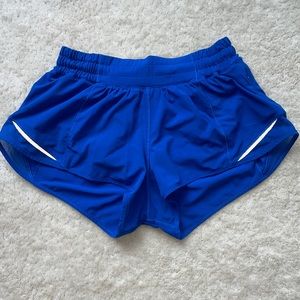 Blue Lululemon shorts